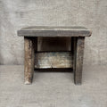 Rustic Stool - Wooden - Waxed Finish - Cottage - Farmhouse