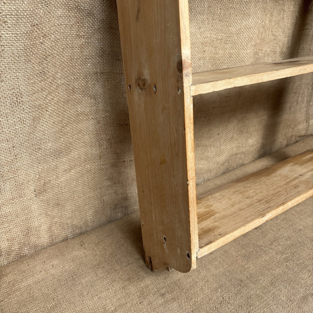 Pine Wall Hanging Shelves 3 Tier Farmhouse - Cottage - Antique- Vintage