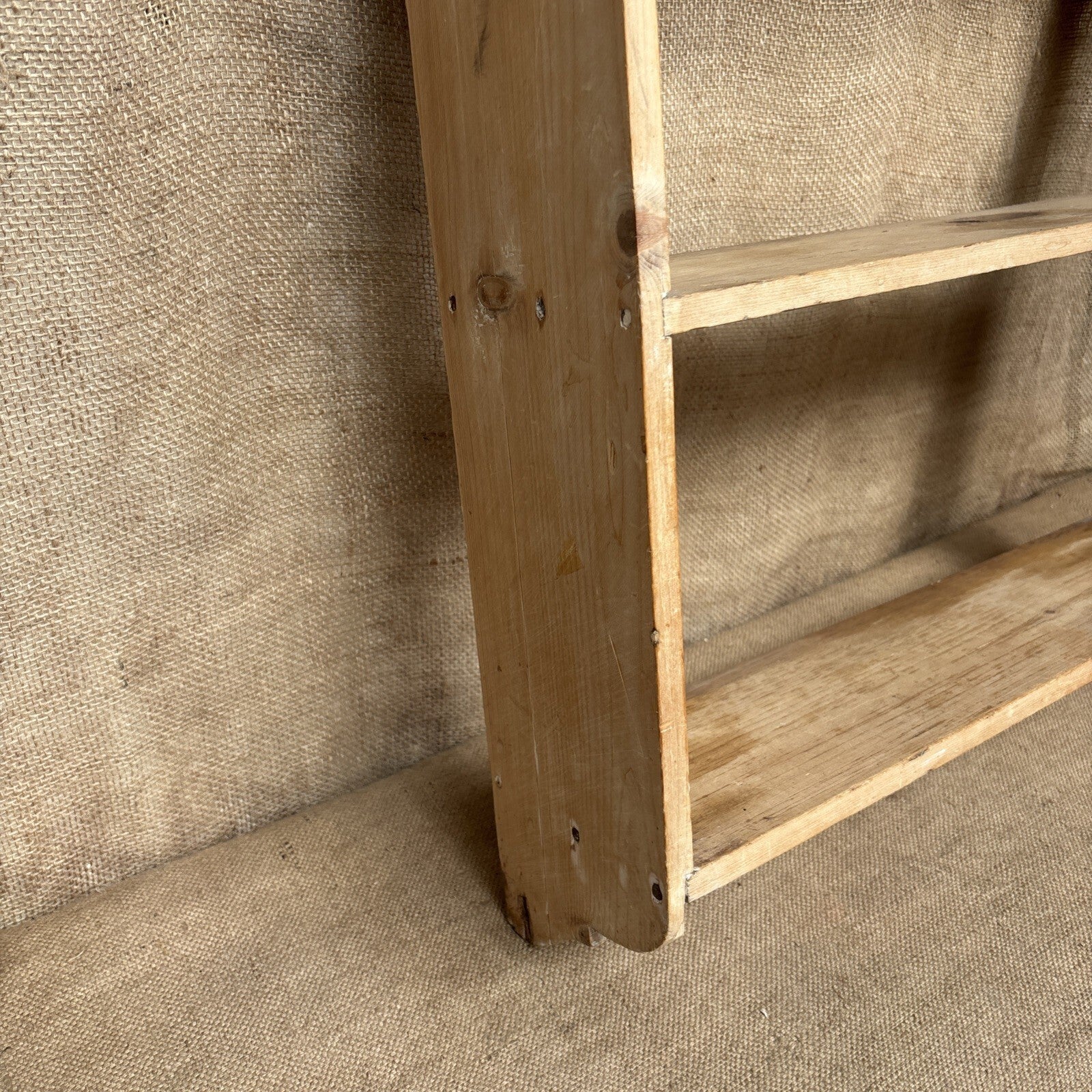Pine Wall Hanging Shelves 3 Tier Farmhouse - Cottage - Antique- Vintage
