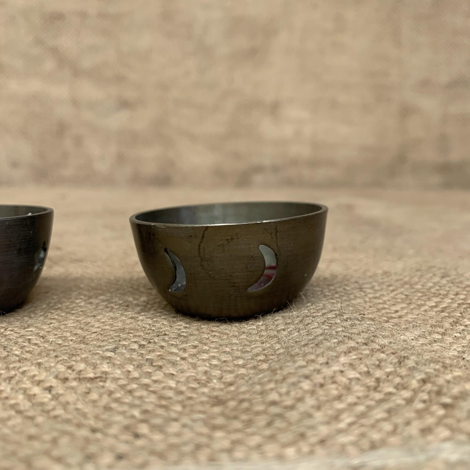 Brass Celestial Tea Light Holders X 3
