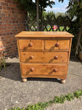 Pine Chest Of Drawers - Victorian - Antique - Cottage - Rustic - Victorian