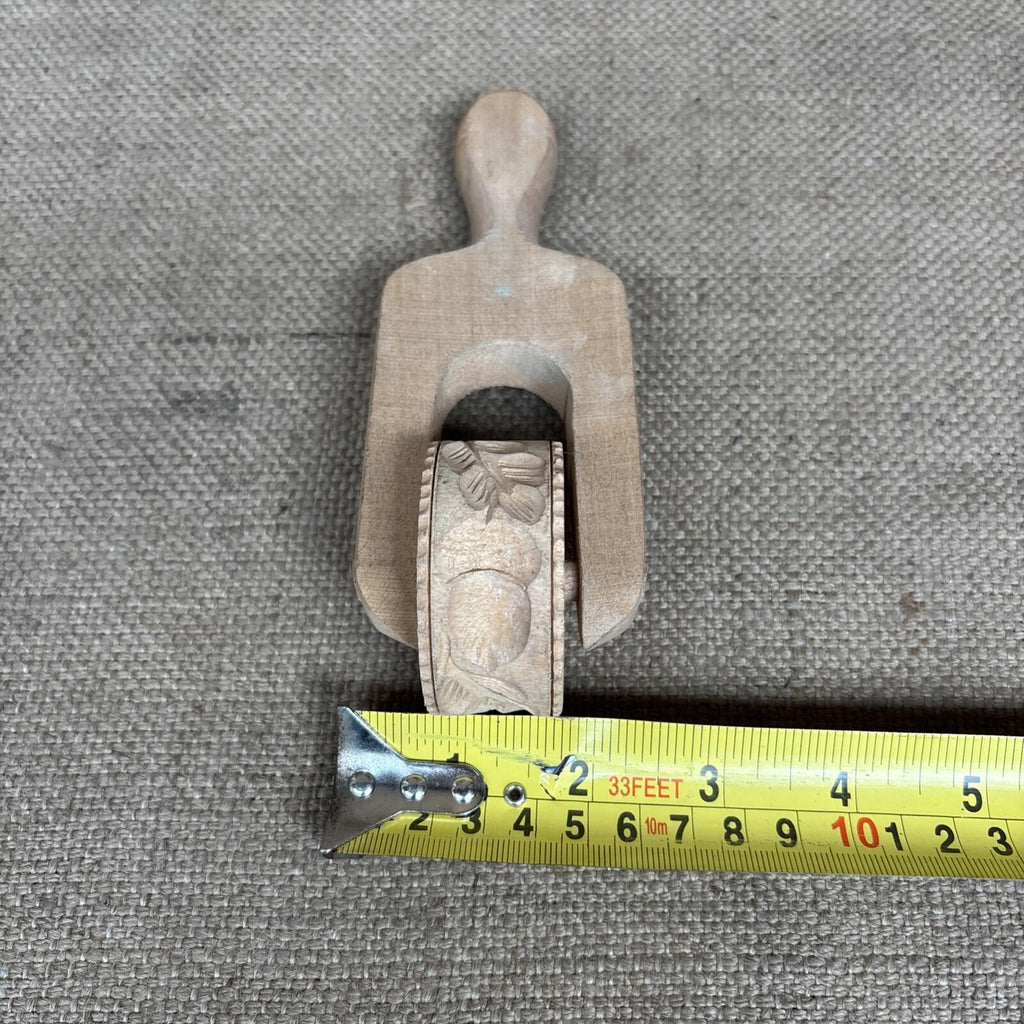 Carved Wooden Butter / Pastry Rolling Mould - Butter Stamp - Kitchenalia - Dairy