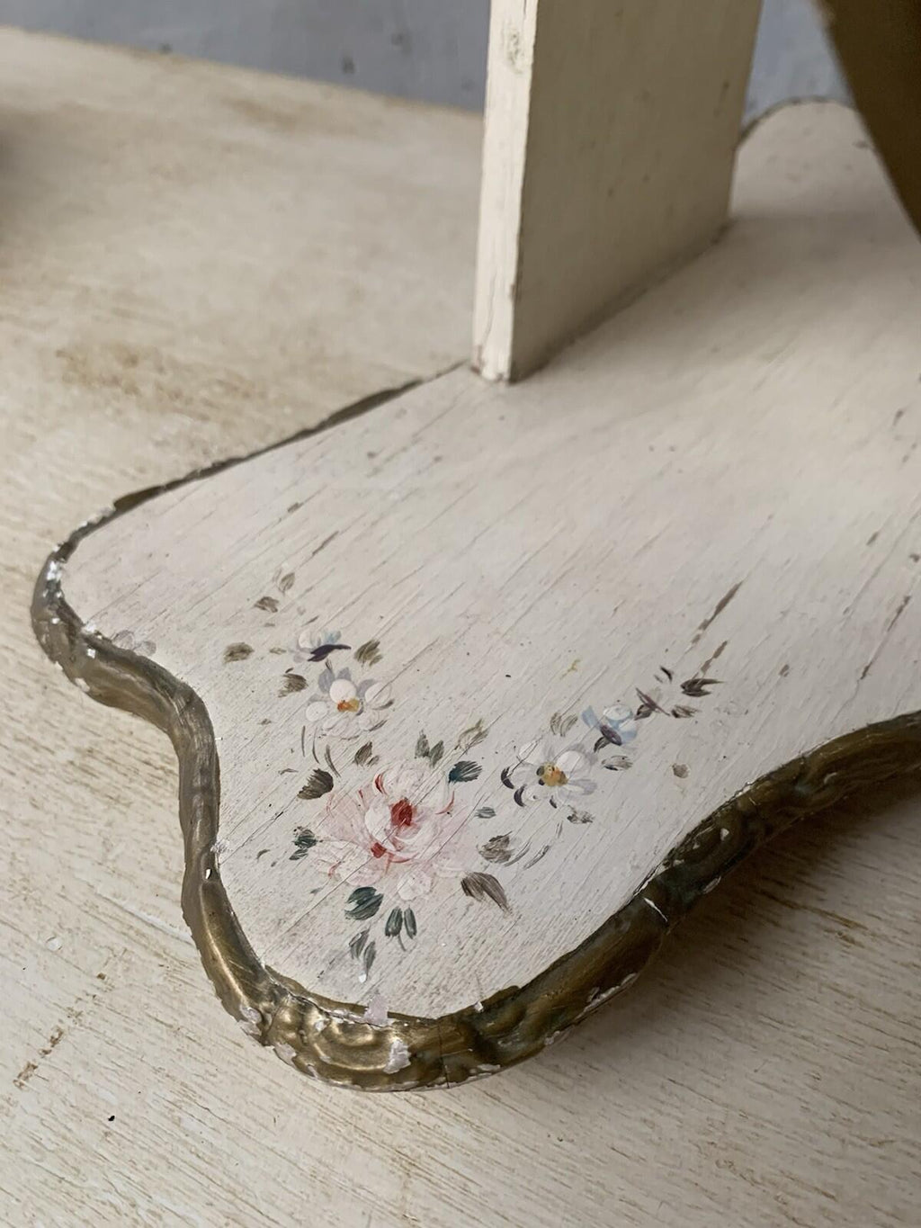 Vintage Mirror - Floral- Free Standing - Dressing Table - Cottage