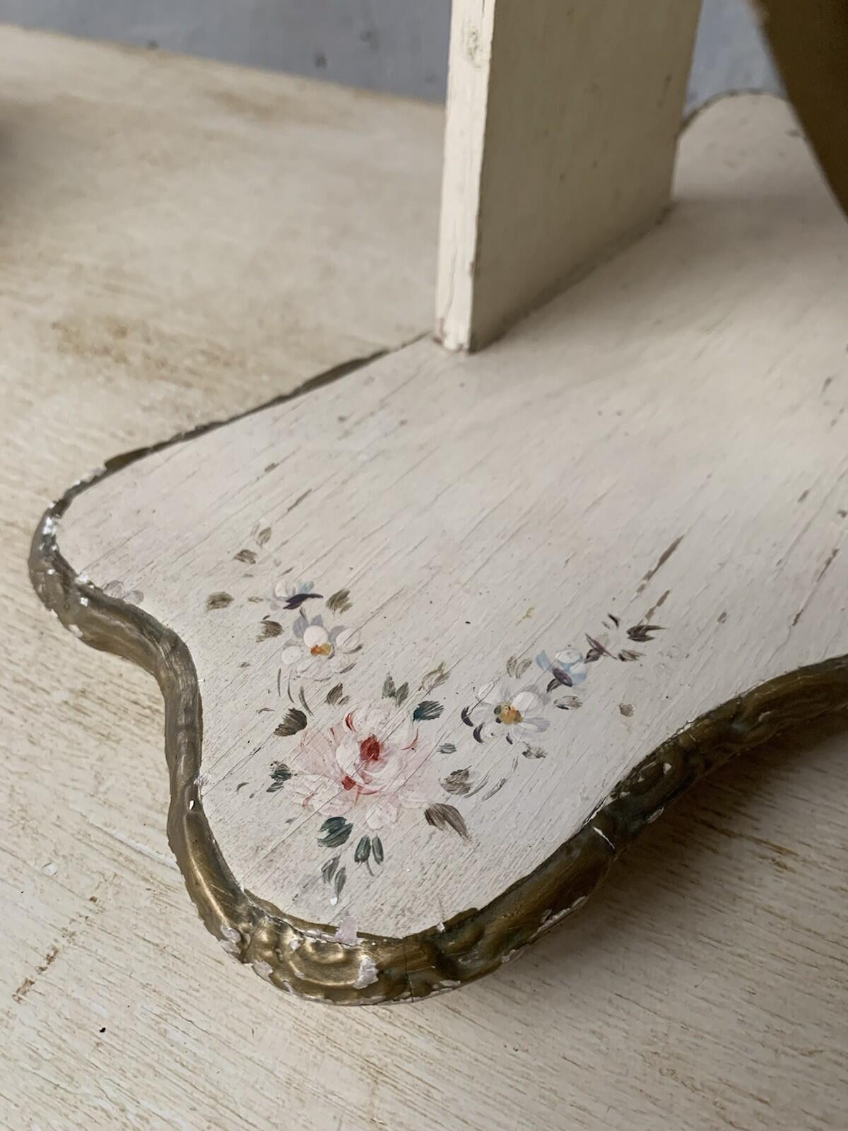 Vintage Mirror - Floral- Free Standing - Dressing Table - Cottage