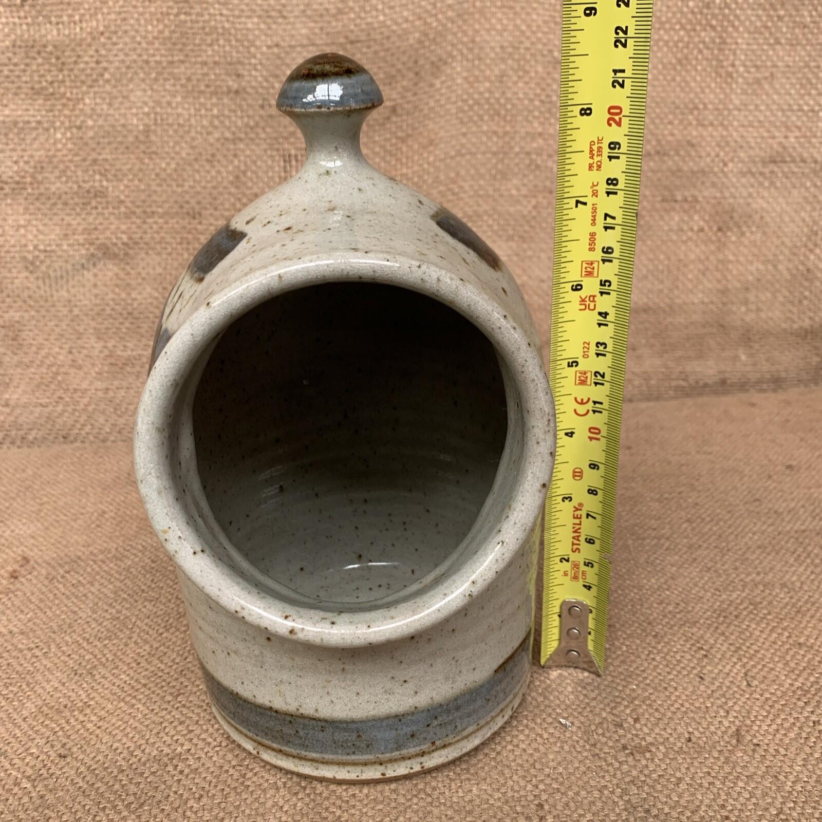 Large Salt Pig - Studio Pottery - Vintage - Farmhouse Kitchen - Cottage