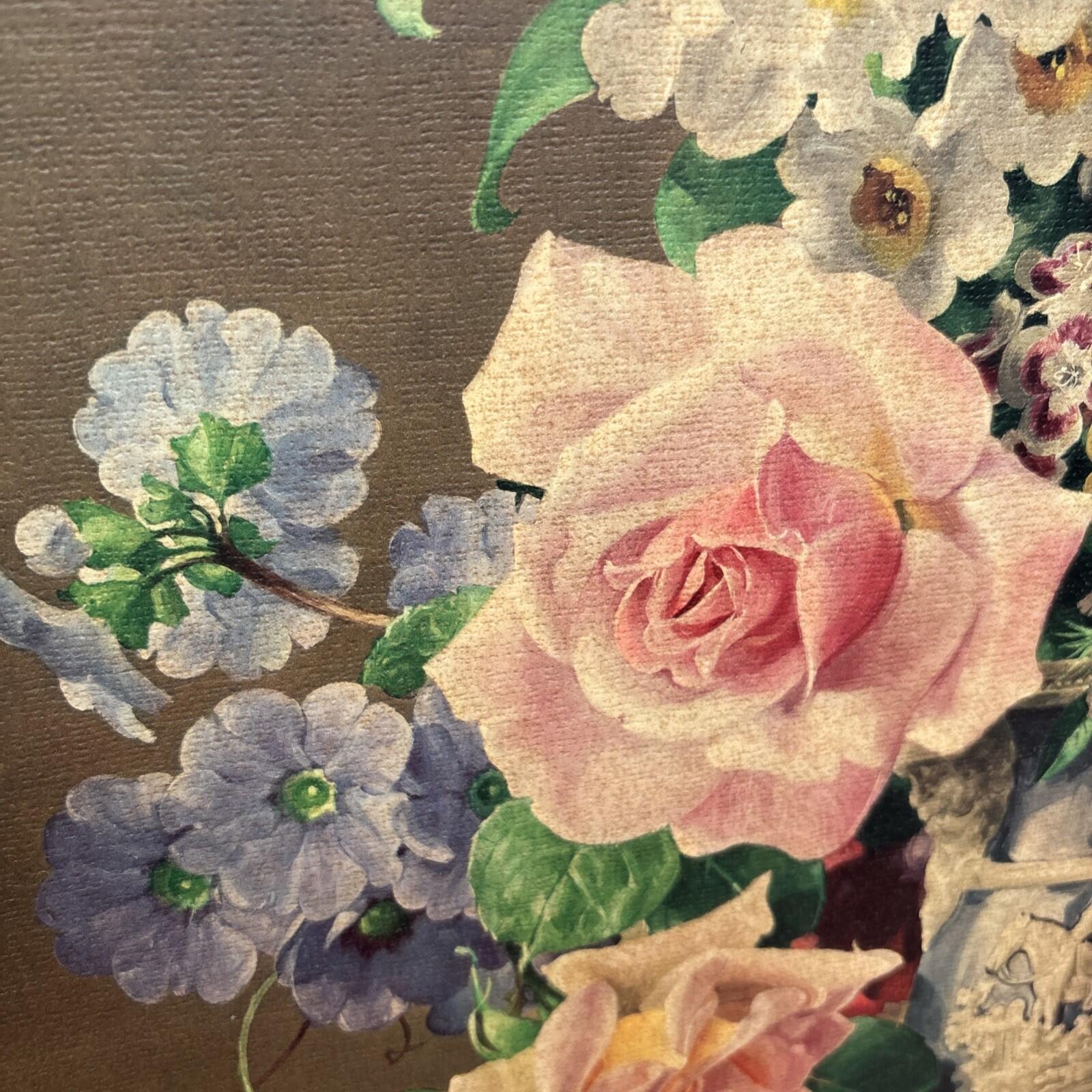 Vintage Floral Framed Print - Sporting Jug By H Clayton