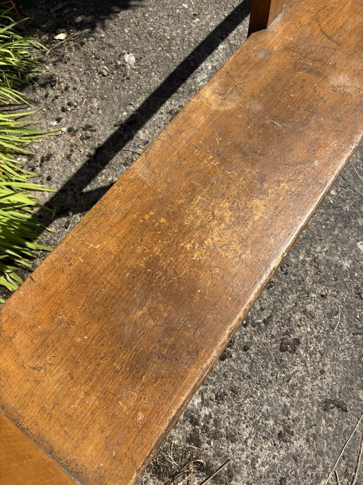 Antique Pine Pew 7 Ft 2 / Bench / Farmhouse / Cottage / Boot Room