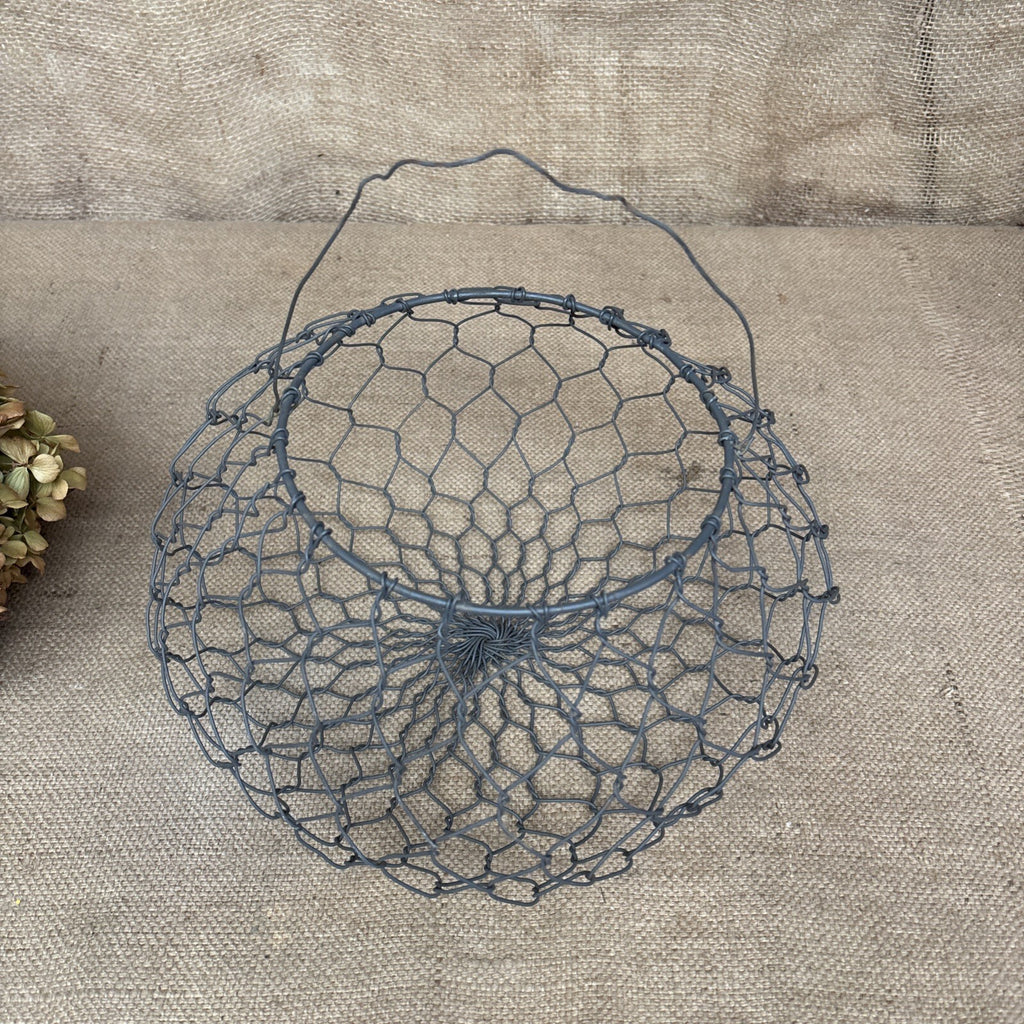 Wire Egg Basket - Large - Chicken Wire - French Style