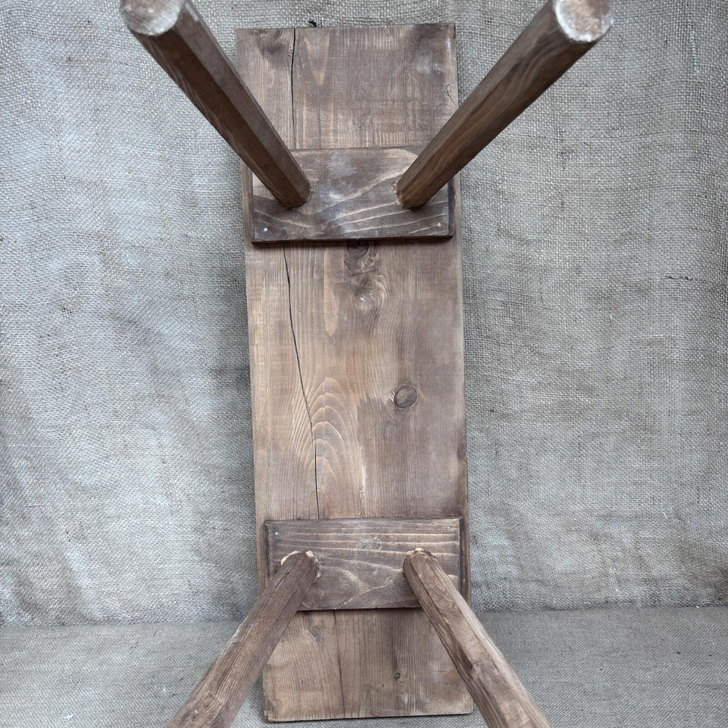 Rustic Pine Bench - Farmhouse - Cottage - Stool