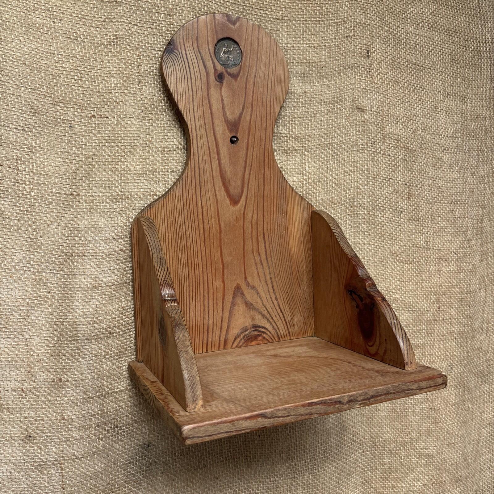 Vintage Pine Wooden Shelf - One Penny - Farmhouse - Cottage