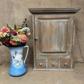 Pine Cupboard With Drawers - Worn Paint - Cottage - Kitchen