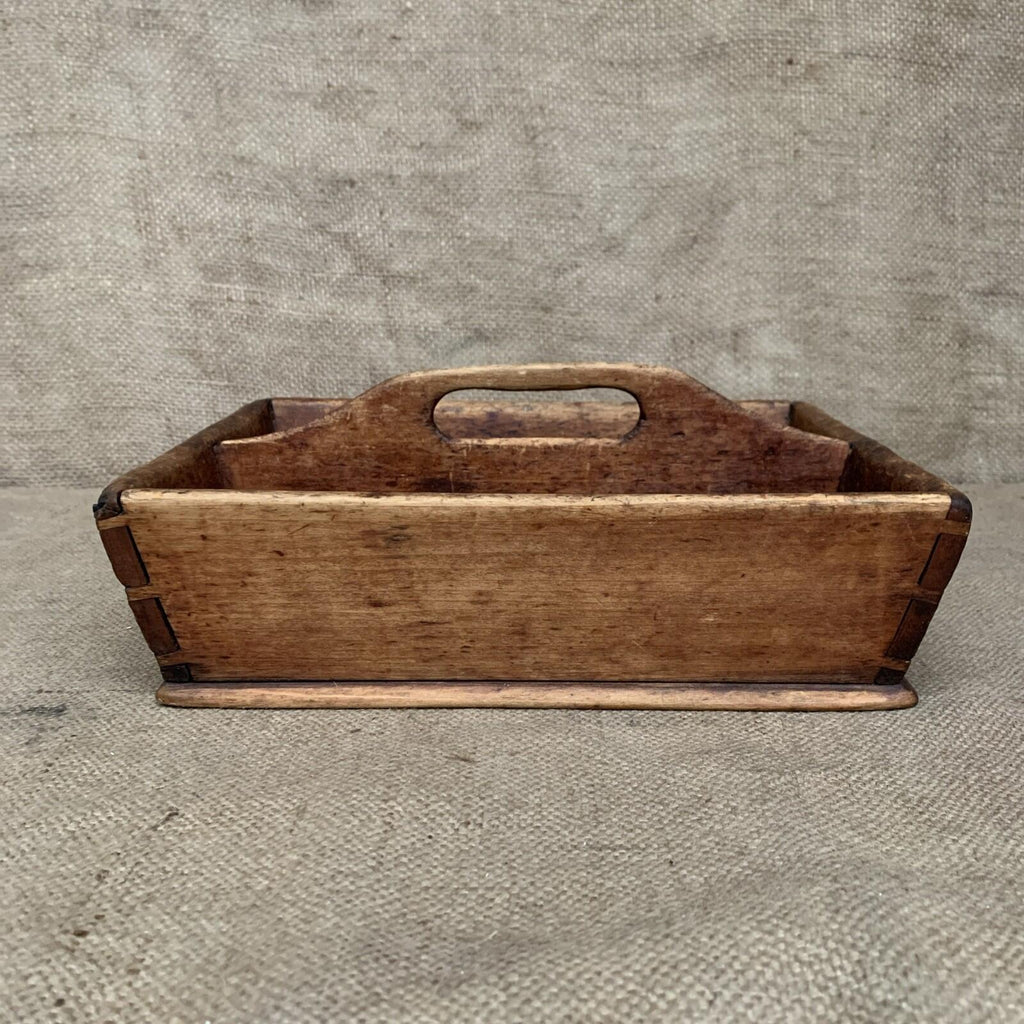 Antique Cutlery / Knife box / Butlers Tray - Kitchenalia - Farmhouse - Cottage