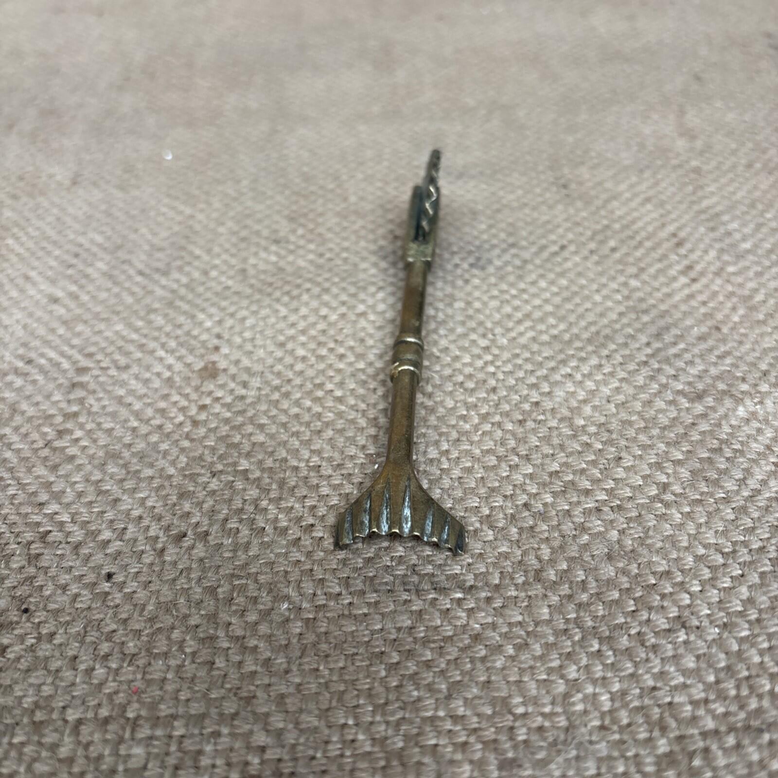 Brass Pastry Crimper / Jigger / Antique Kitchenalia / Farmhouse / Cottage