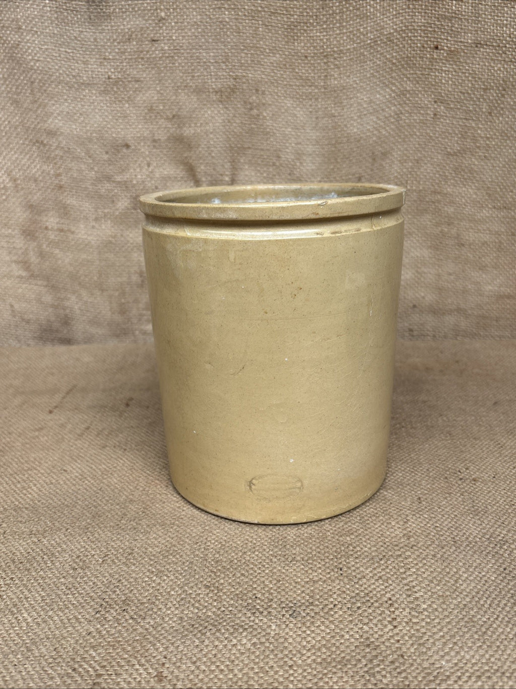 Antique Stoneware Raisins Storage Pot - No Lid - Kitchenalia - Bourne Denby