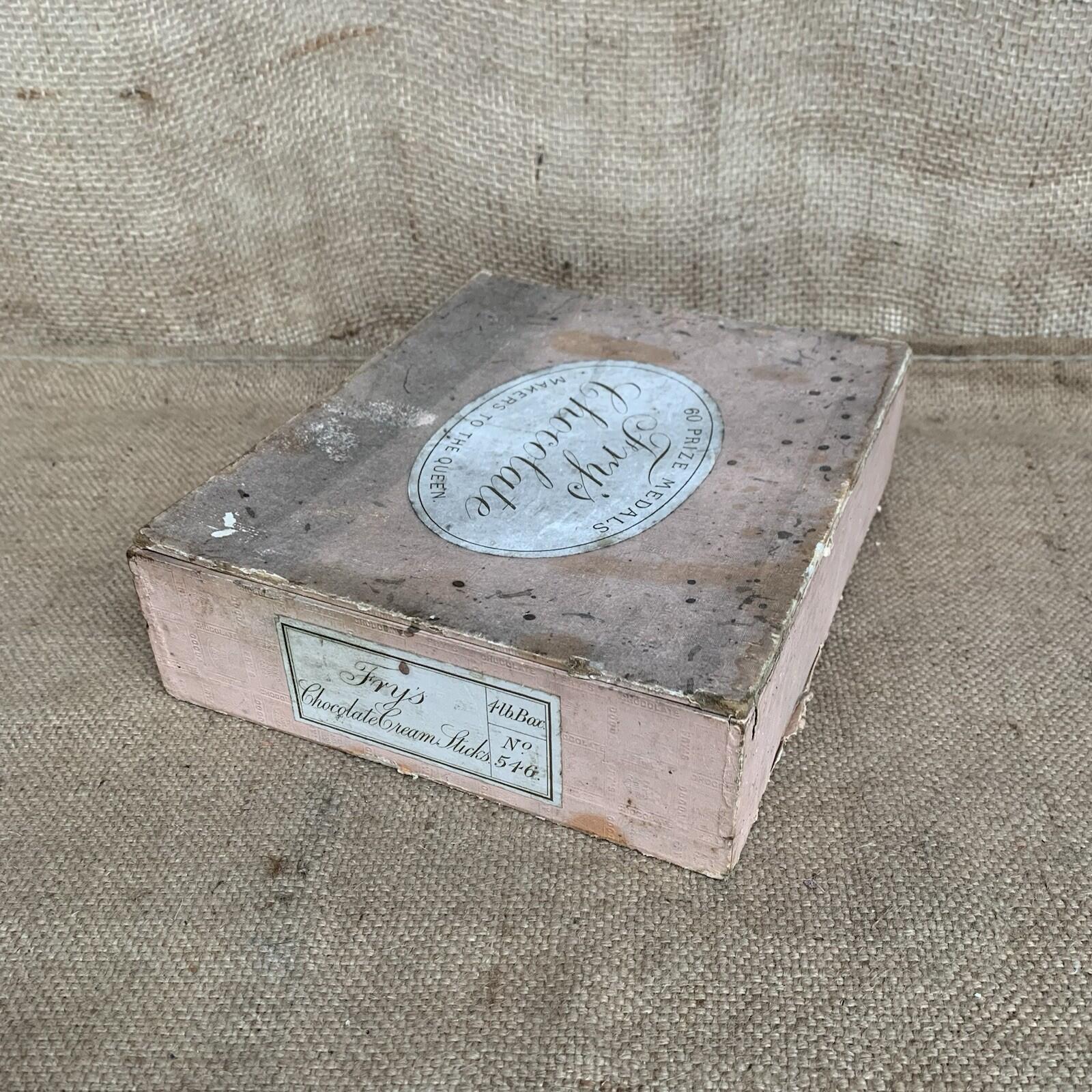 Fry’s Chocolate Cream Sticks - Antique Box - Vintage Advertising