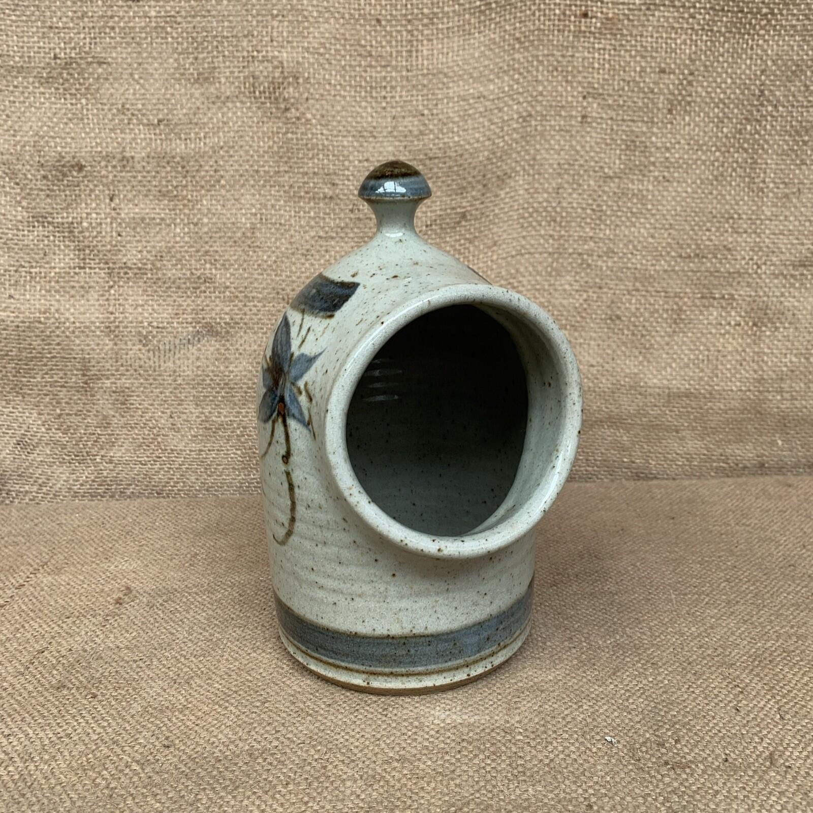 Large Salt Pig - Studio Pottery - Vintage - Farmhouse Kitchen - Cottage
