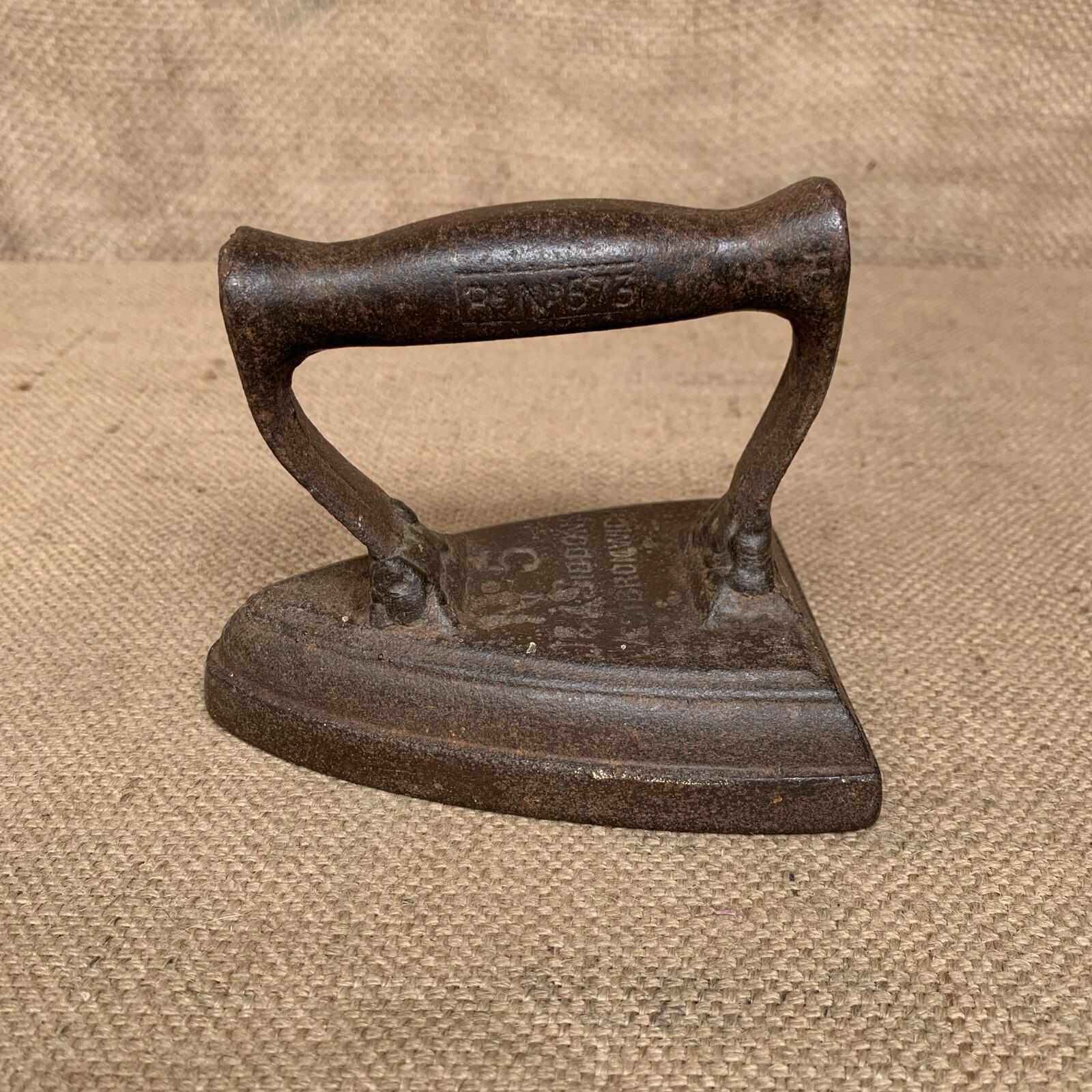 Original Cast Iron Flat Iron / Door Stop / Bookend / Farmhouse Kitchen