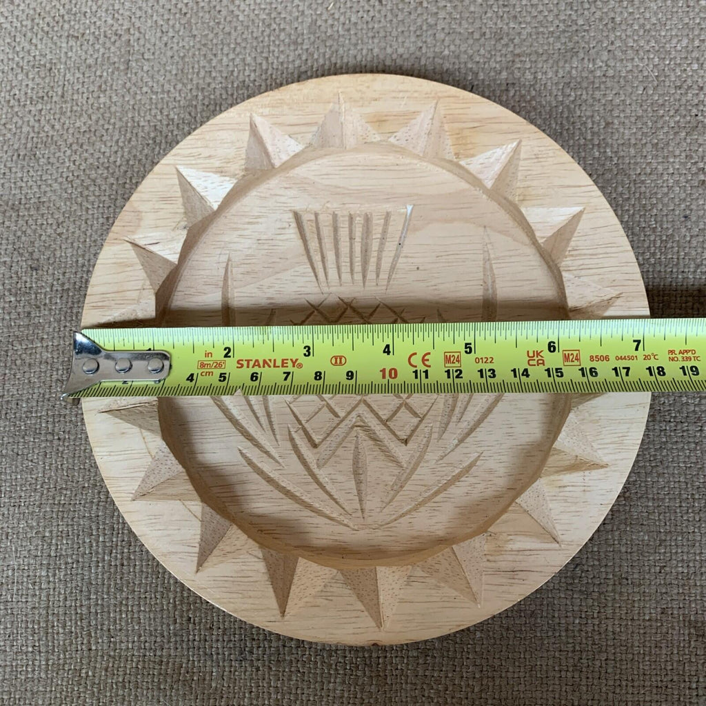 Vintage Wooden Scottish Shortbread Mould - Kitchenalia - Farmhouse - Cottage