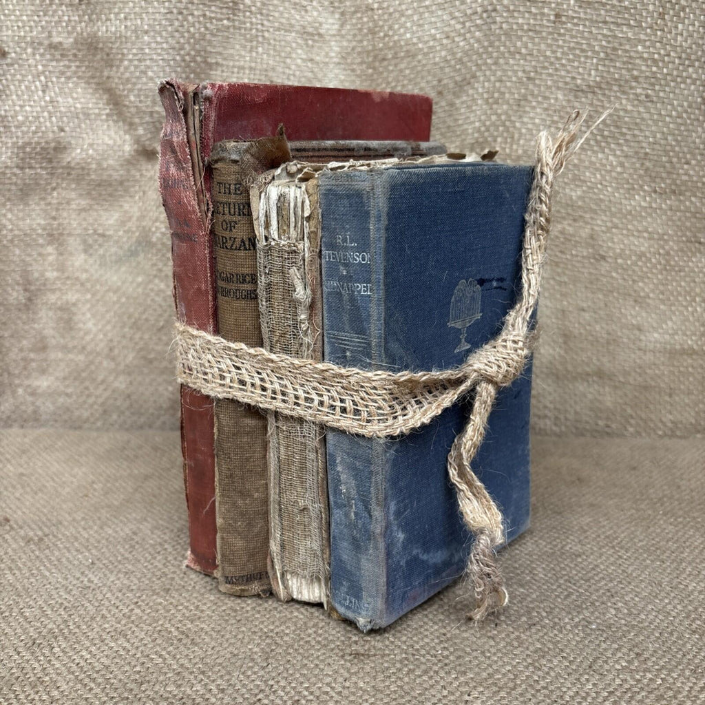 Vintage Book Bundle - Prop - Decoration - Farmhouse - Cottage Rustic Decor
