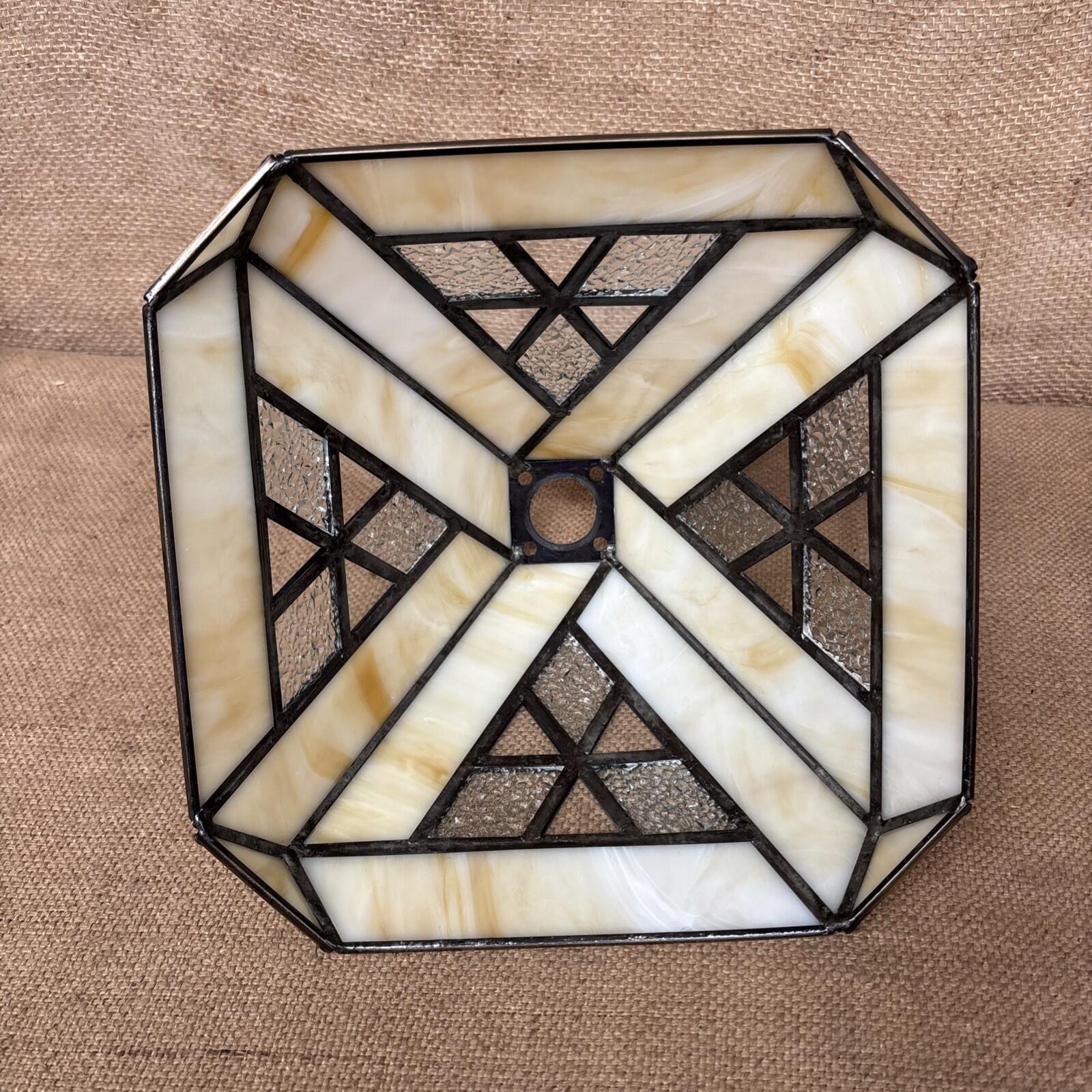Leaded Glass Lamp Shade / Ceiling Shade