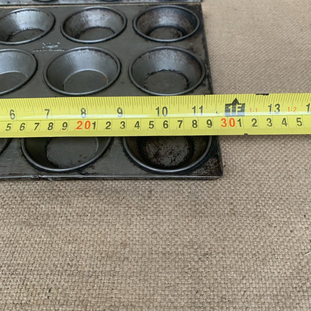 Vintage Tala Metal Muffin / Mince Pie / Tart Baking Tin X 2 - Kitchenalia