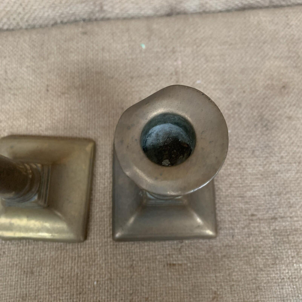 Early Brass Candle Sticks - Rustic - Farmhouse- Prop