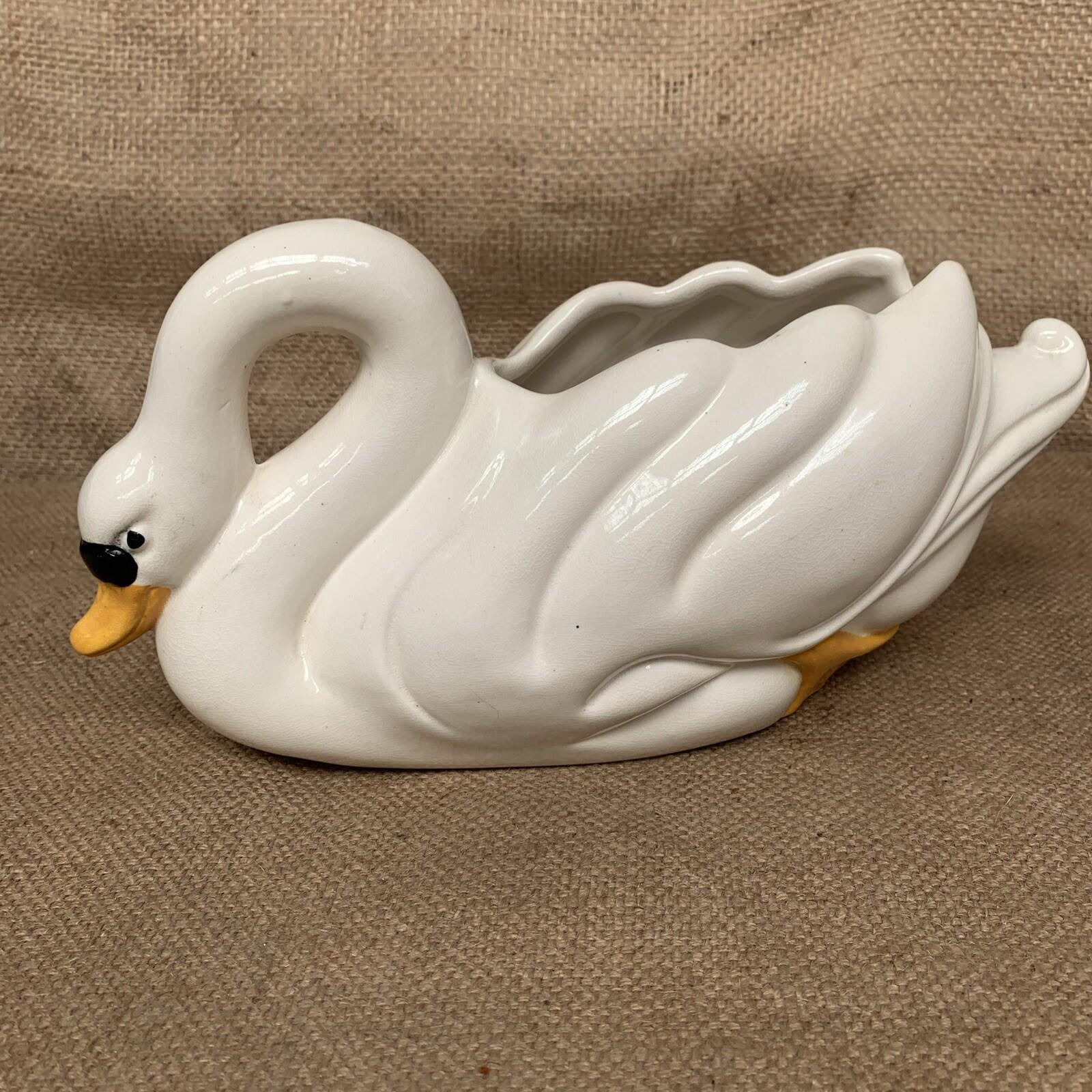 Vintage Swan Planter Govancroft Scotland - Cottagecore - Cottage
