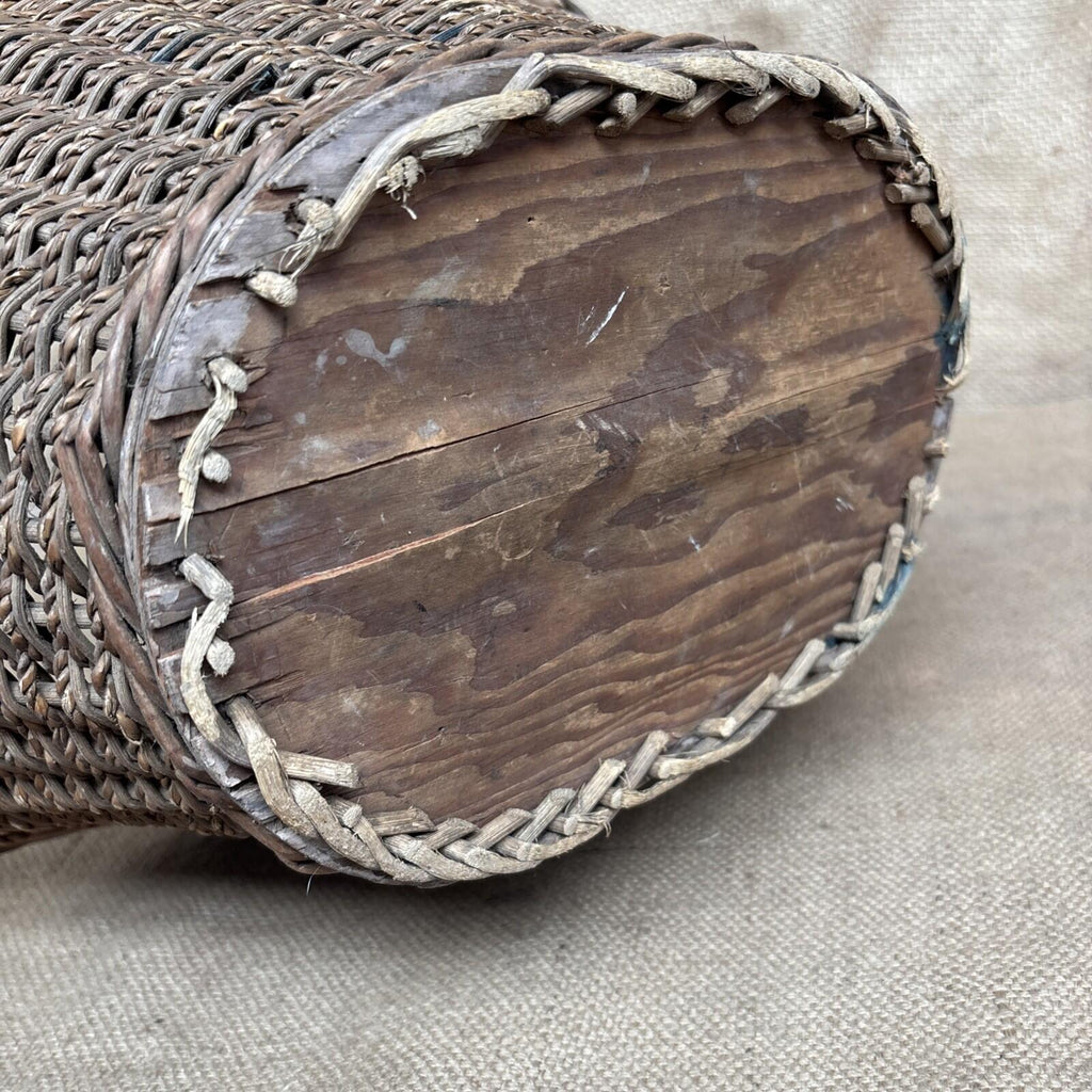 Vintage Wicker Basket - Farmhouse - Cottage - Garden Basket - Rustic