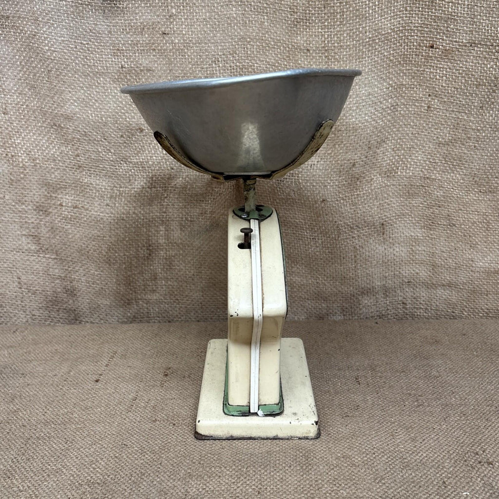Vintage Salter Cookery Scale - Cream & Green - Kitchenalia - Farmhouse