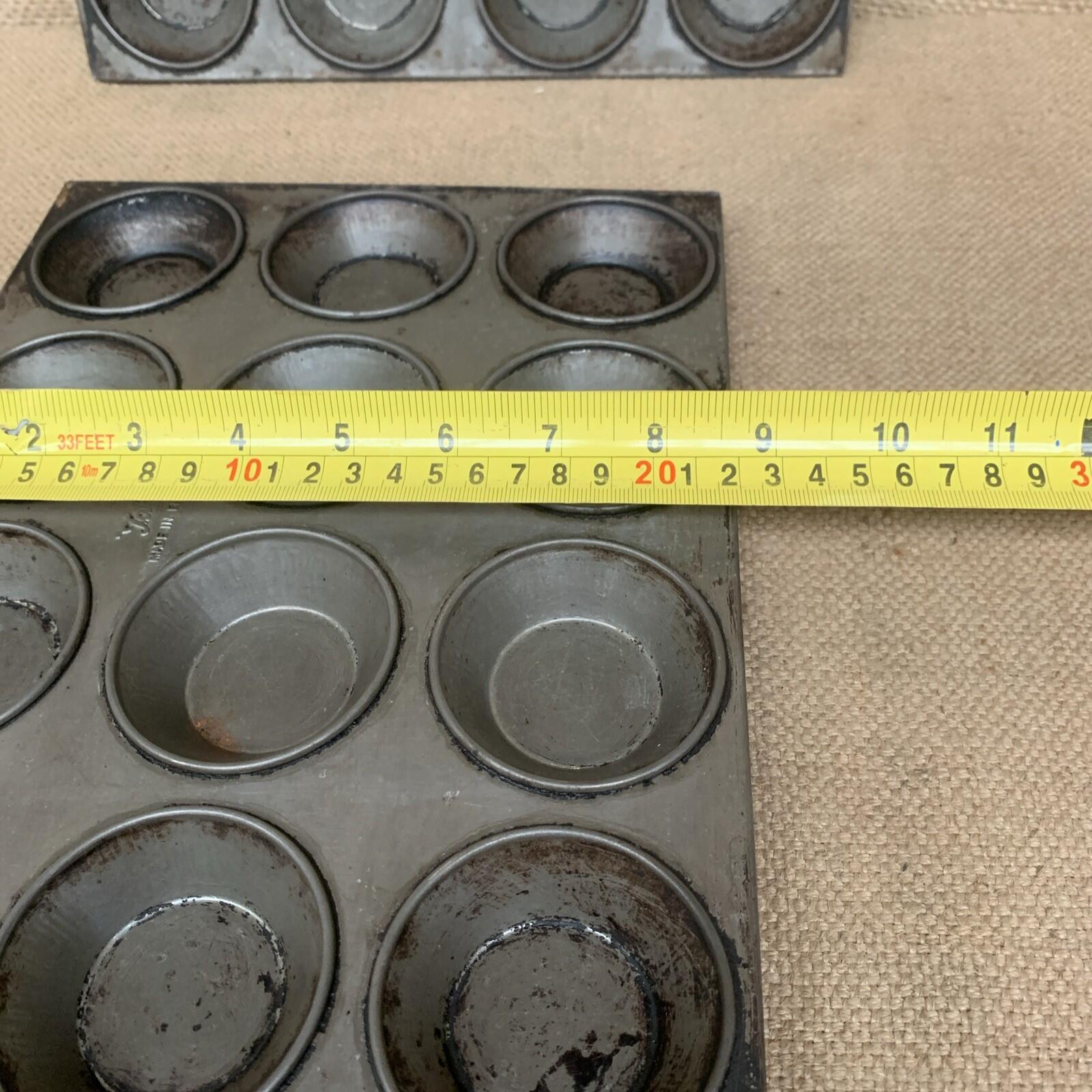 Vintage Tala Metal Muffin / Mince Pie / Tart Baking Tin X 2 - Kitchenalia