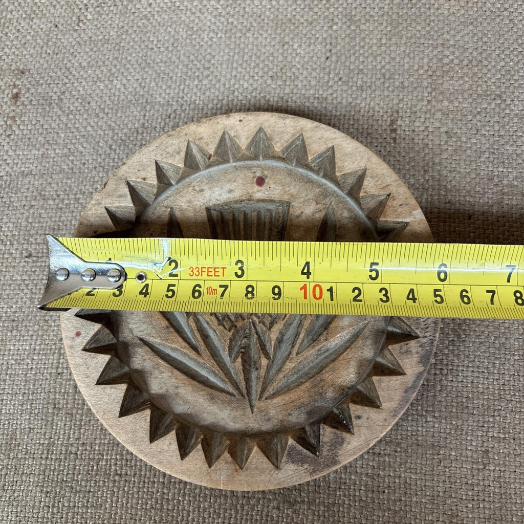 Antique Carved Wooden Shortbread Mould - Kitchenalia - Farmhouse Kitchen