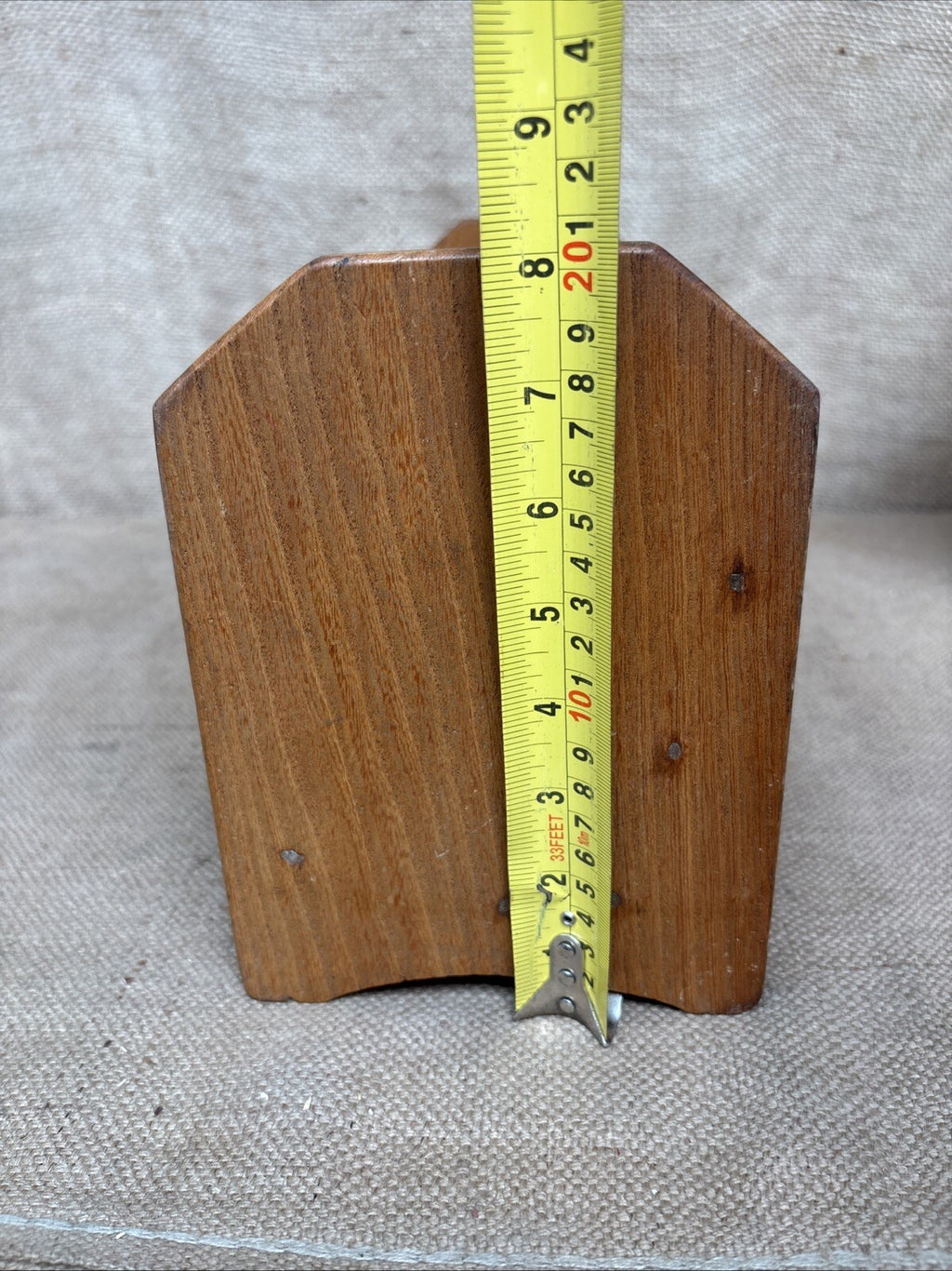 Vintage Book Trough / Shelf / Rack / Rest / Elm - Farmhouse Cottage