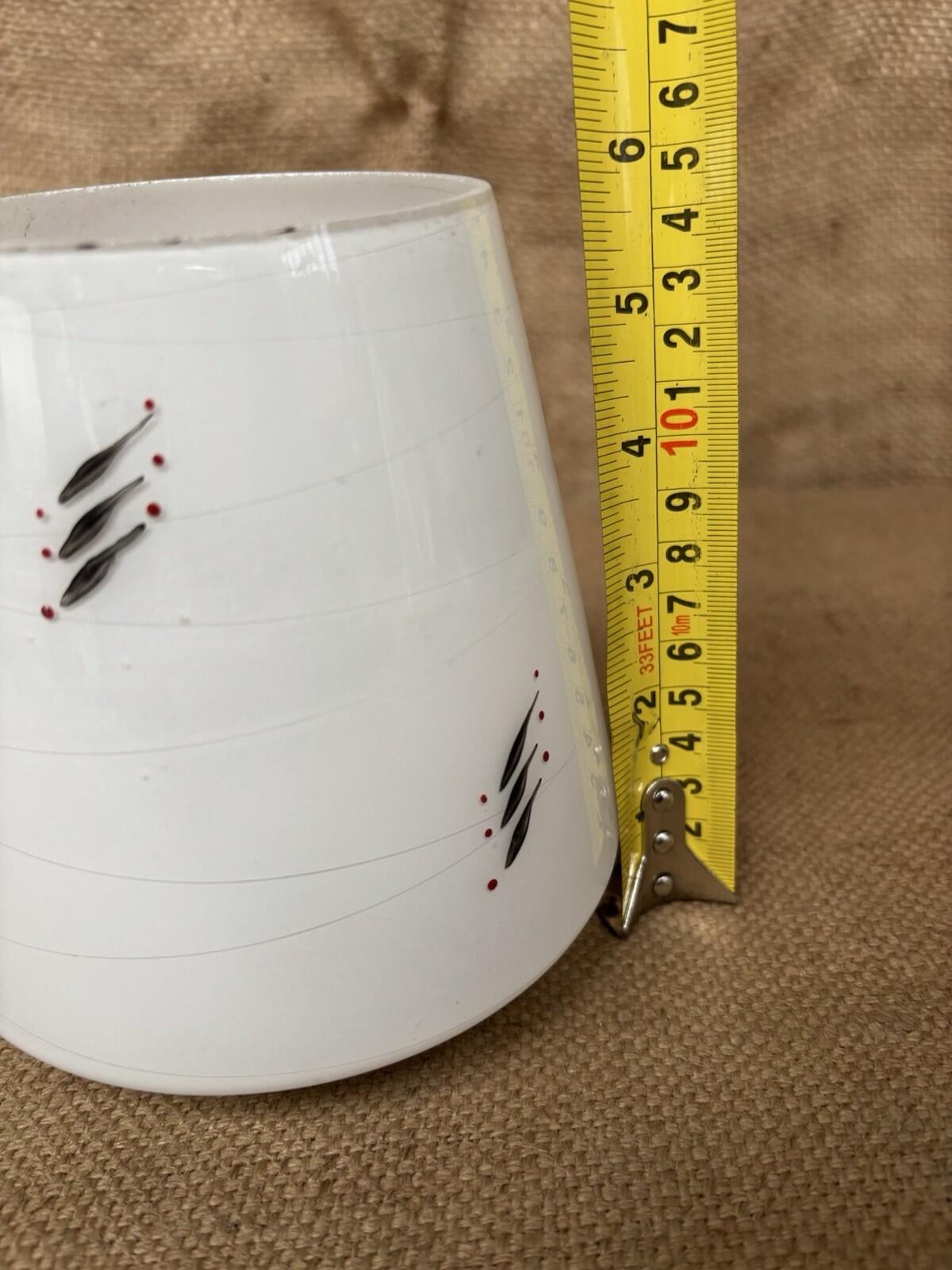 Vintage Milk Glass 50’s Light Shade - Retro
