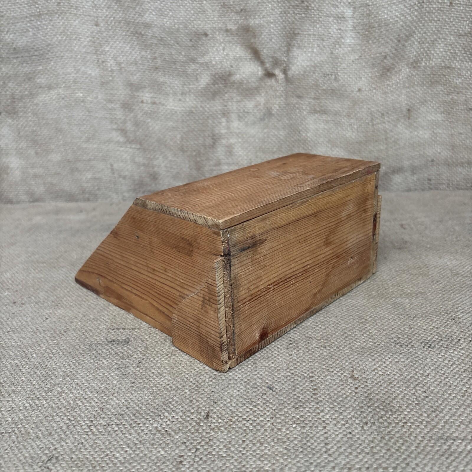 Vintage Pine Letter Rack / Stationary Storage - Farmhouse - Cottage
