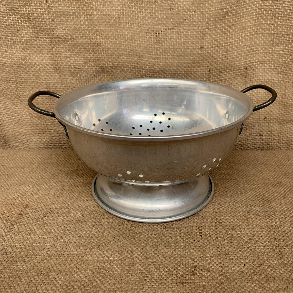 Vintage Aluminium Colander With Handles - 40’s  - Farmhouse - Cottage