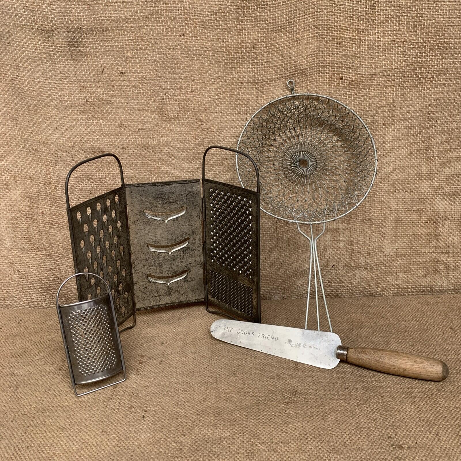 Joblot Of Vintage Kitchenalia - Farmhouse Cottage Kitchen
