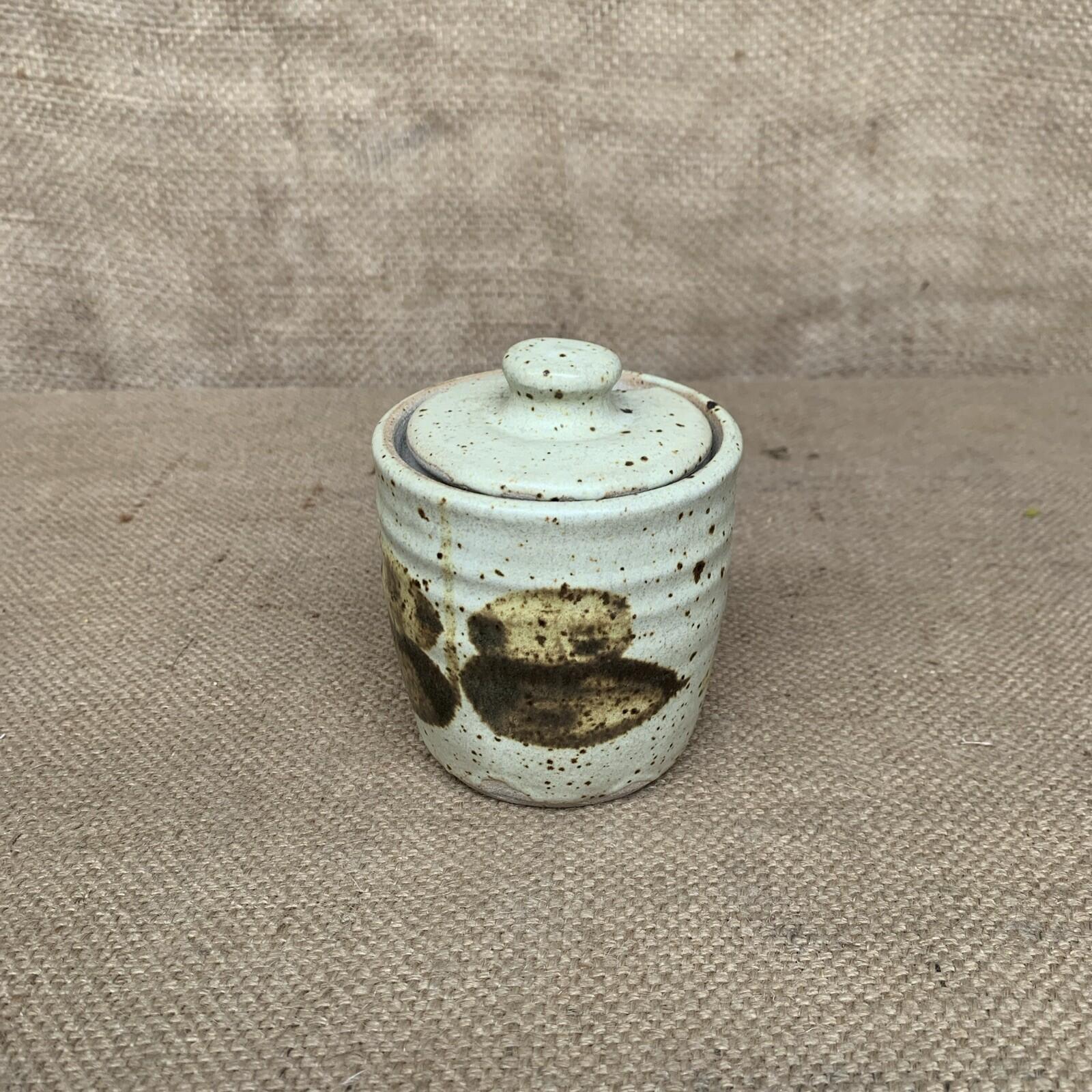 Studio Pottery Honey Pot / Jam Pot - Rustic Home Ware