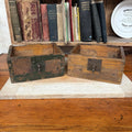 Vintage Wooden Storage Box - Military 1944 - Farmhouse - Cottage  Green or Brown