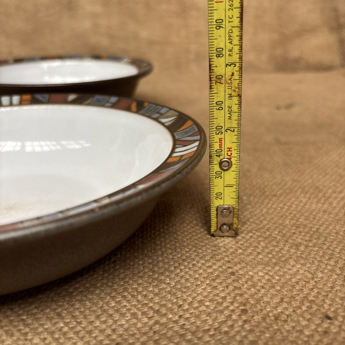 Denby Marrakesh Fruit / Dessert  / Soup Bowls X 4 7” 18cm