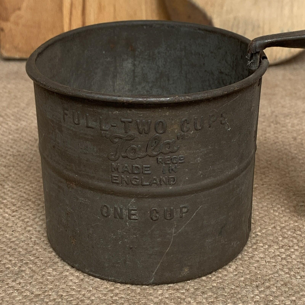 Tala Flour Sifter - 2 Cup - Antique Kitchen- Farmhouse Kitchen- Cottage
