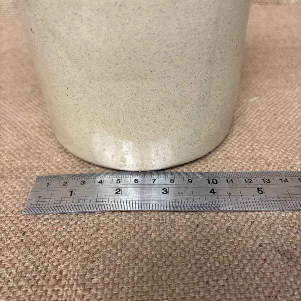 Vintage Stoneware Jar / Utensil Holder / Pickling Jar Farmhouse Kitchen