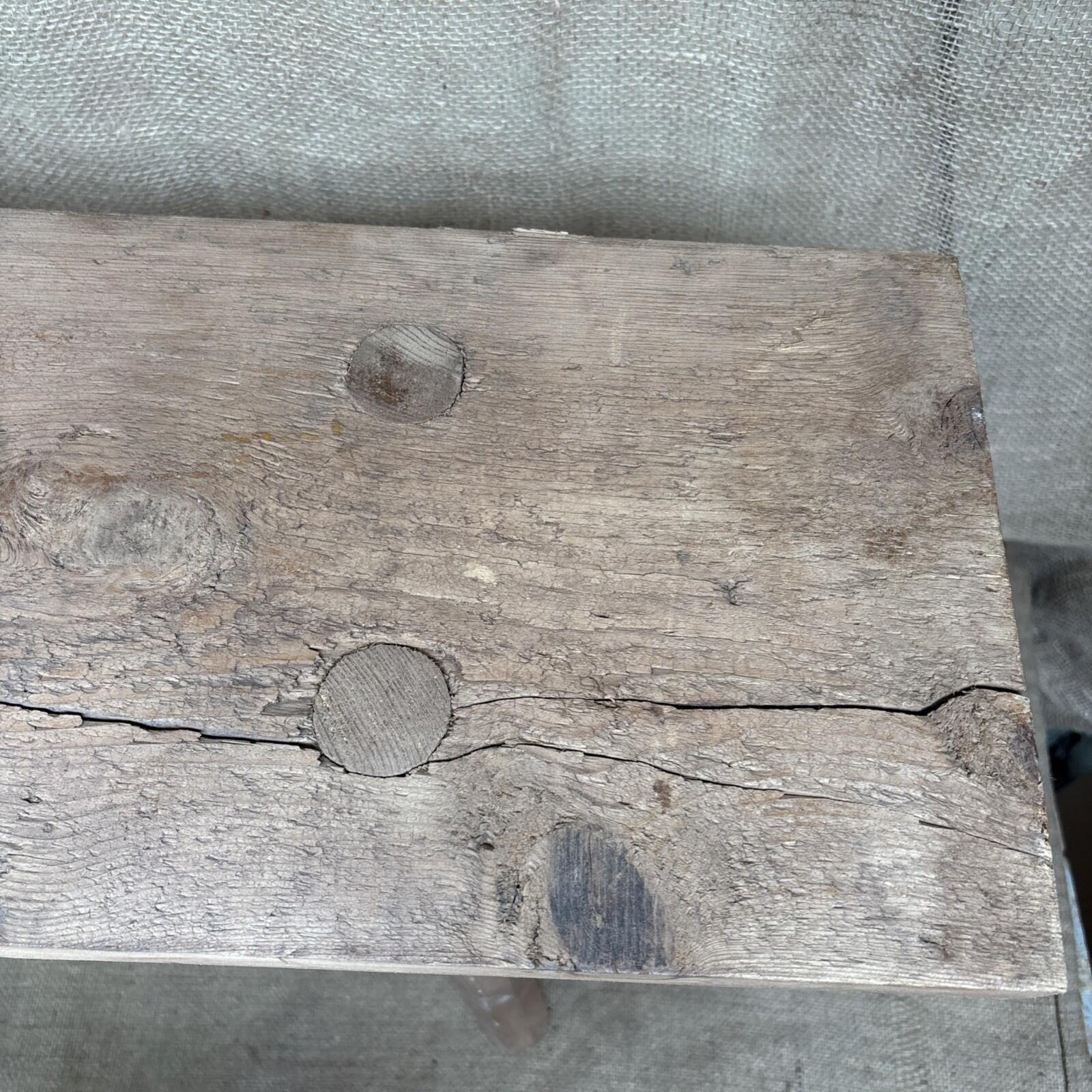 Rustic Pine Bench - Farmhouse - Cottage - Stool