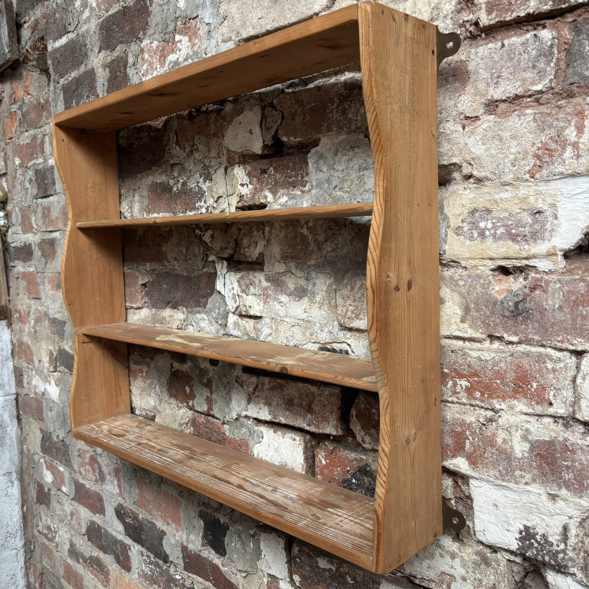 Vintage Pine Wall Shelves / Spice Rack / Farmhouse / Cottage