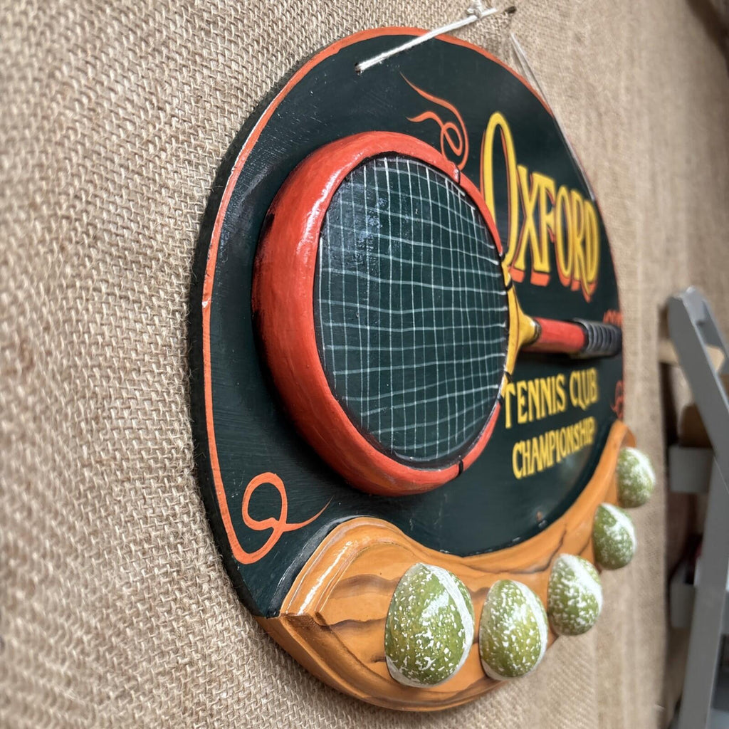 Tennis Hand Painted Sign - 3D - Oxford - 1927 - Wimbledon