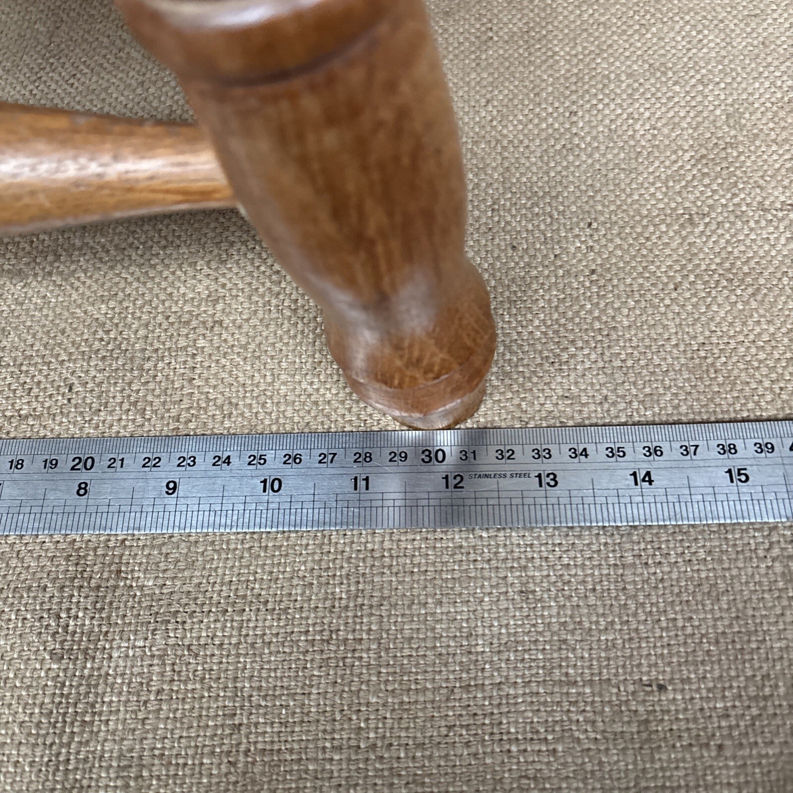 Vintage Stool - Oak - Three Leg - Farmhouse - Cottage Style - Rustic