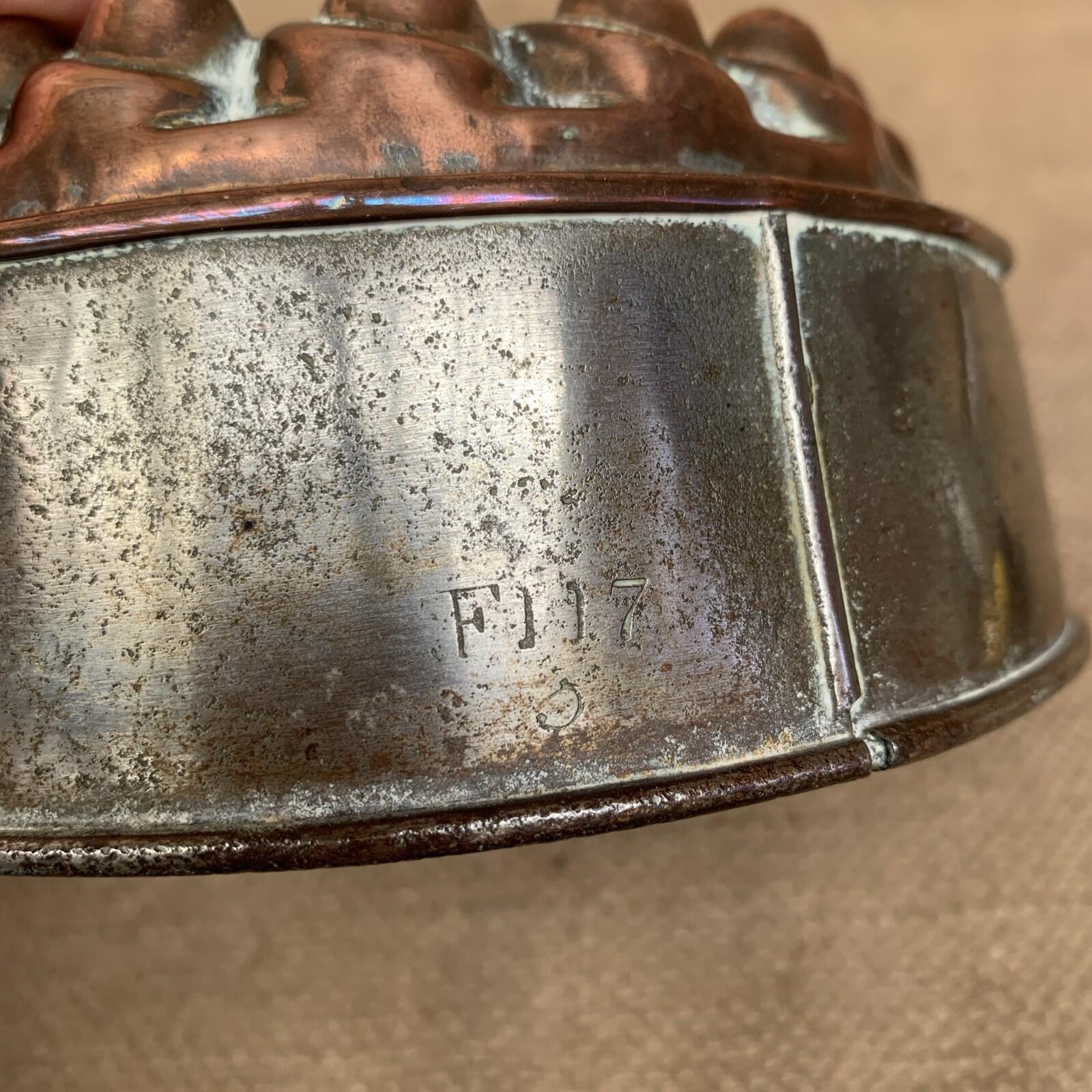 Antique Copper And Tin Jelly Mould - F117 - Kitchenalia - Victorian