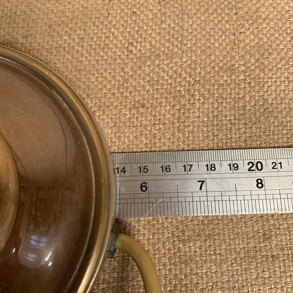 Vintage Table Lamp Bronze Effect Brushed Metal - Cottage - Farmhouse