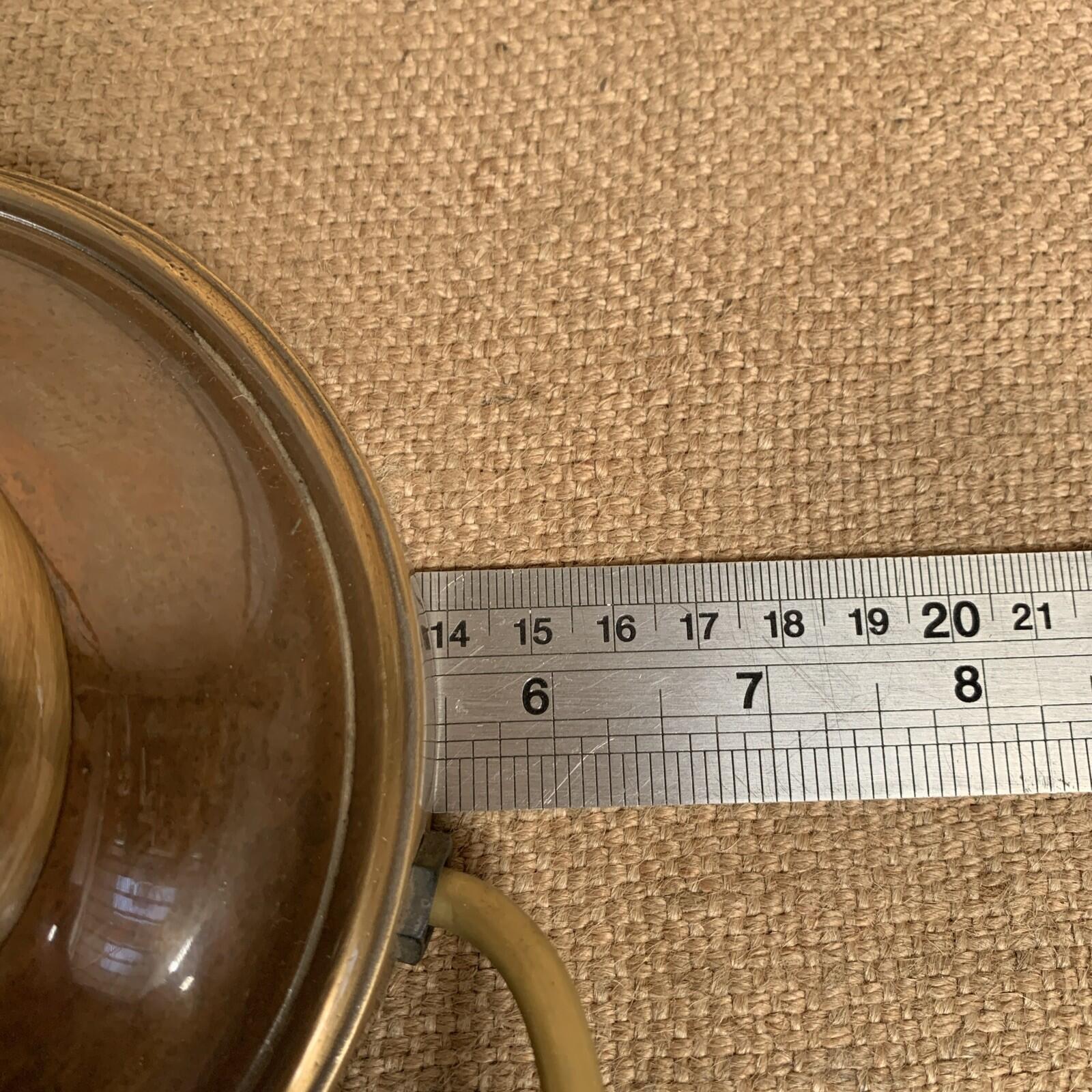 Vintage Table Lamp Bronze Effect Brushed Metal - Cottage - Farmhouse