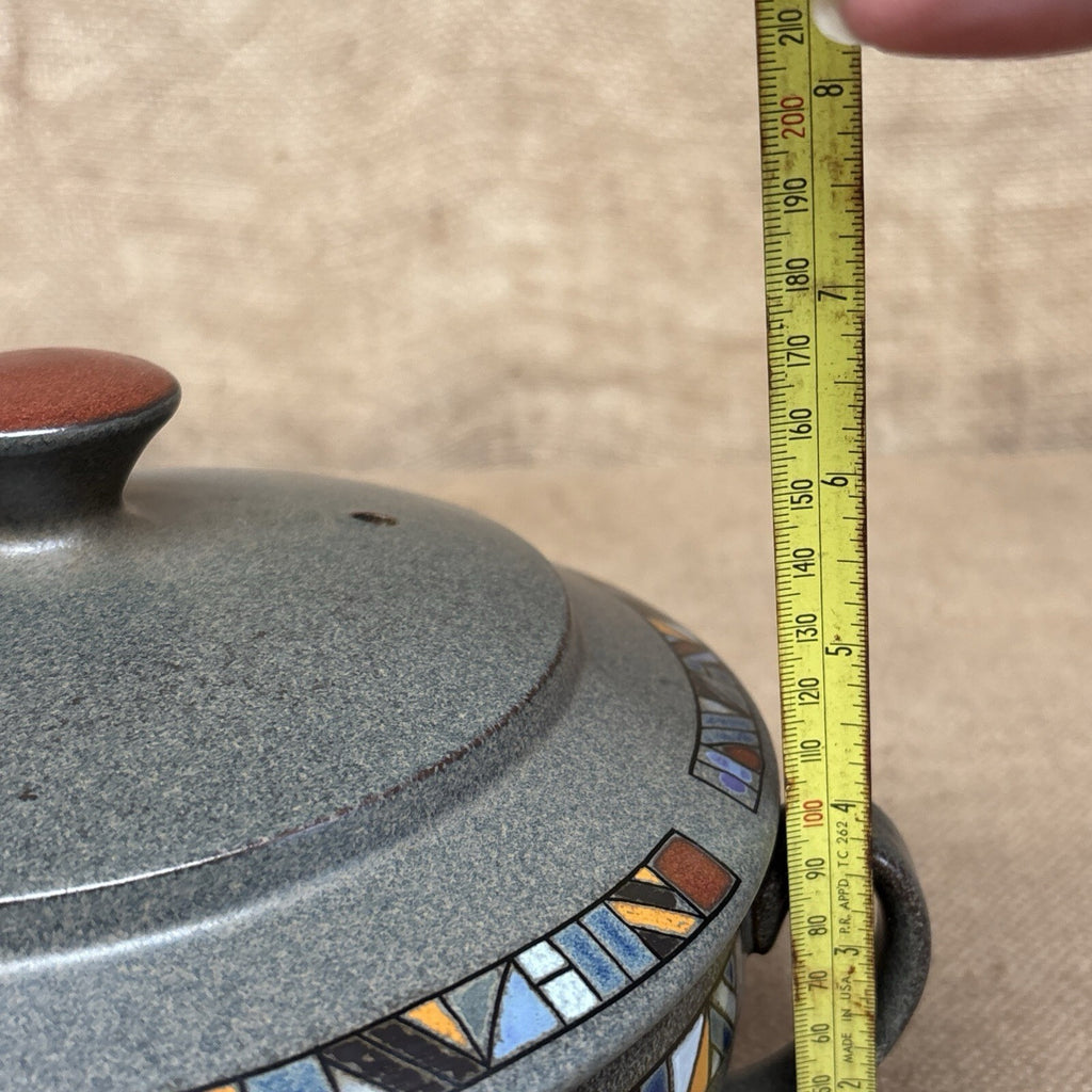 Denby Marrakesh Round Casserole Dish With Lid & Handles