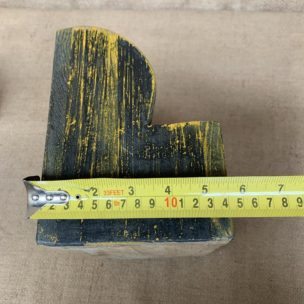 Rustic Wall Box - Waxed Painted Black & Yellow Pine - Farmhouse - Cottage